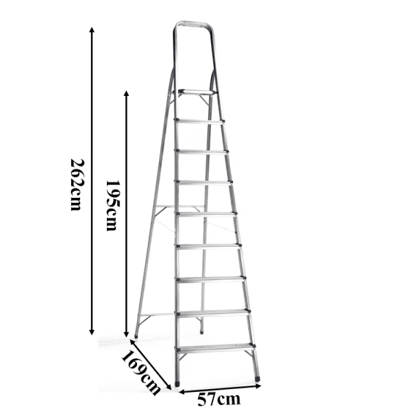 hauteur escabeau aluminium 9 marches maroc