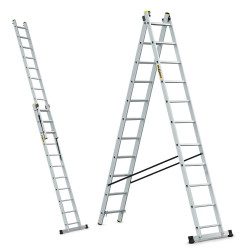 Échelle coulissante aluminium 2x11 au Maroc