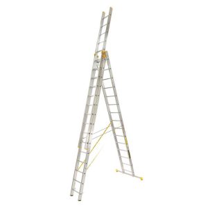 Échelle coulissante aluminium 3 plans 3x15 – Hauteur 10.4 m – Solidec Maroc