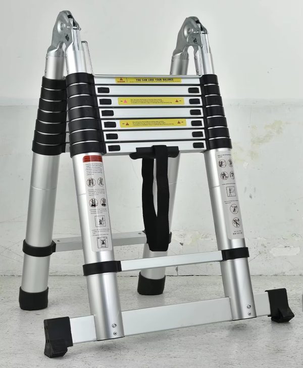 Échelle télescopique multifonction aluminium 2x8 5m Maroc