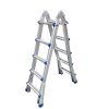 Échelle multifonction aluminium 4x5 en position escabeau au Maroc