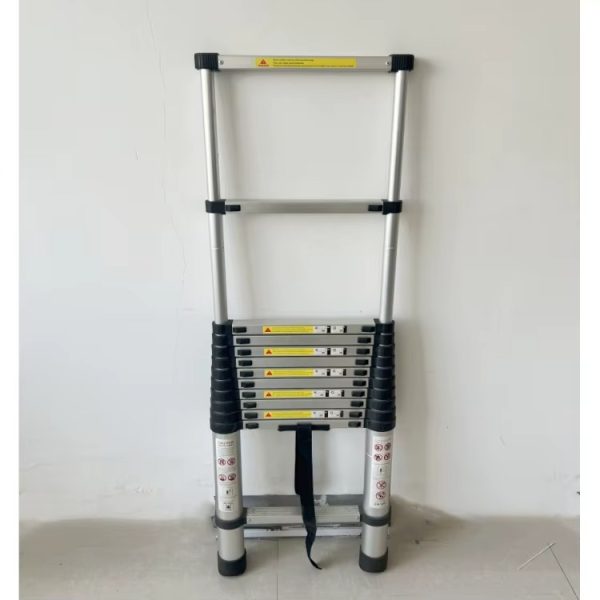 Échelle Télescopique Aluminium 3.2m – 11 Marches avec Crochets – Sécurisée