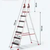 dimensions-escabeau-professionnel-aluminium-6-marches-solidec dimensions escabeau professionnel aluminium 6 marches solidec