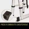 Sabots Antiderapants Echelle Telescopique Multifonction Sabots antidérapants biseautés et patins de sécurité échelle télescopique multifonction SOLIDEC
