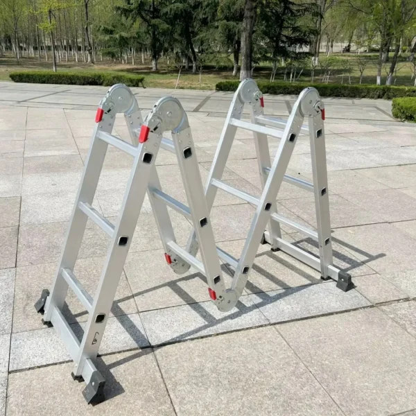 Echelle Articulee 4x3 Position Plateforme Travail Échelle articulée transformable 4x3 en position plateforme de travail Maroc