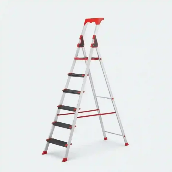 escabeau-professionnel-aluminium-6-marches-solidec Escabeau professionnel en aluminium 6 marches avec tablette porte-outils SOLIDEC